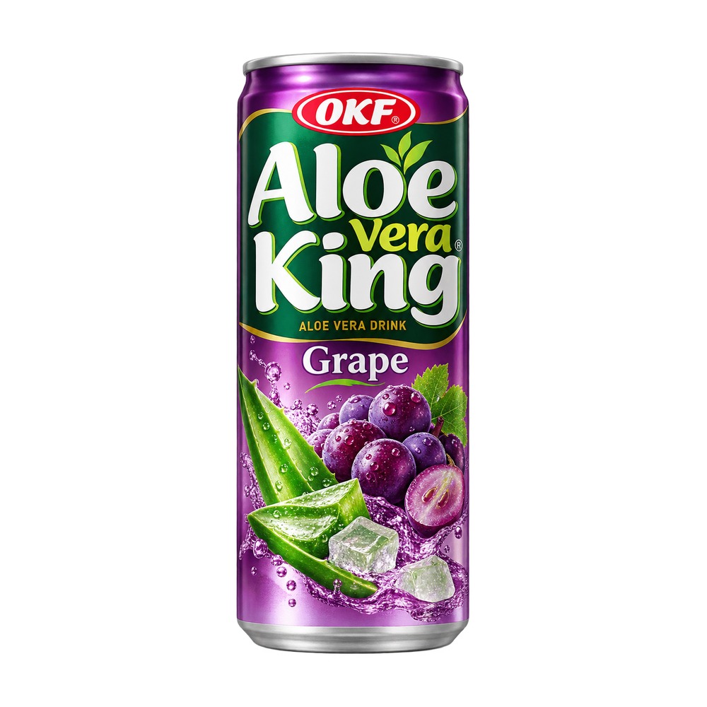 OKF Aloe Vera King Can Grape 240ml – Martigane