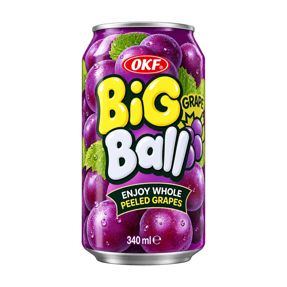 OKF BigBall Grape 340ml – Boissons internationales – Martigane