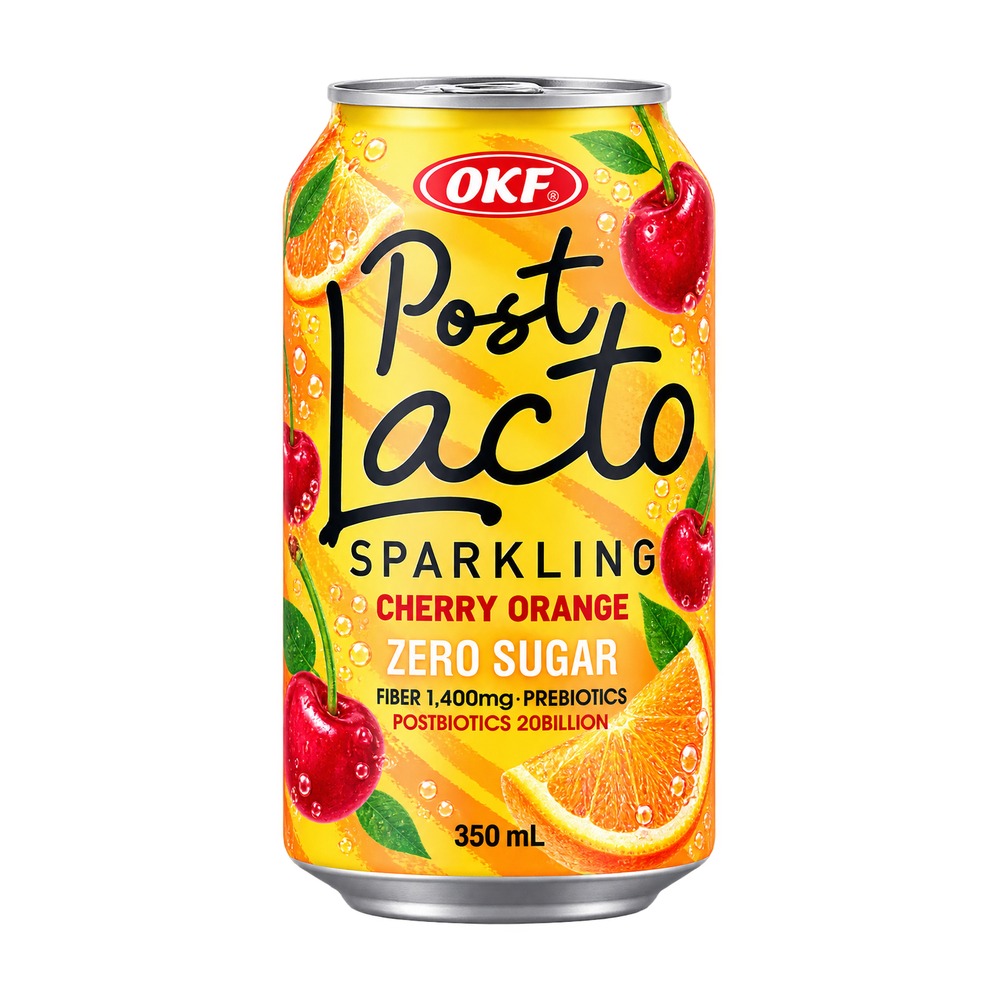 OKF PostLacto Sparkling Zero Sugar Cherry Orange 350ml – Martigane