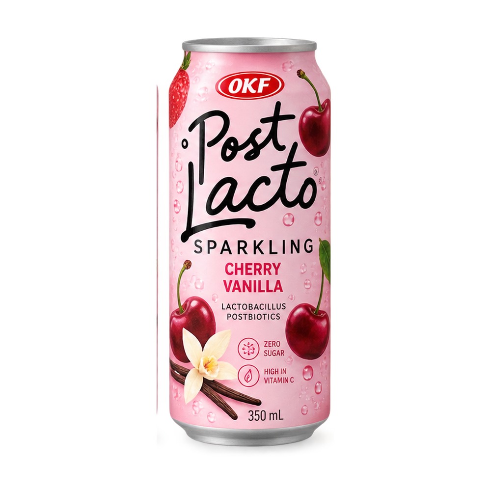 OKF PostLacto Sparkling Zero Sugar Cherry Vanilla 350ml – Martigane