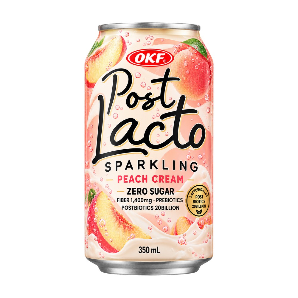 OKF PostLacto Sparkling Zero Sugar Peach Cream 350ml – Martigane