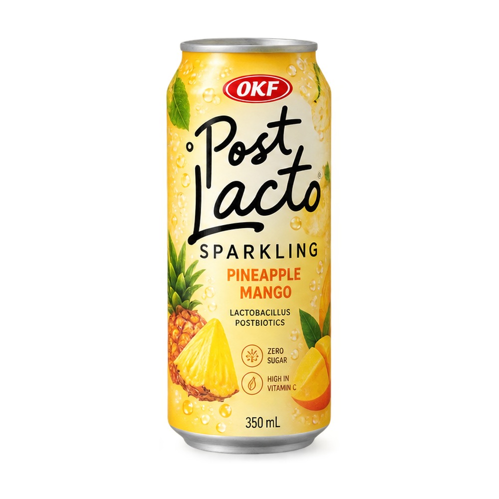 OKF PostLacto Sparkling Zero Sugar Pineapple Mango 350ml – Martigane
