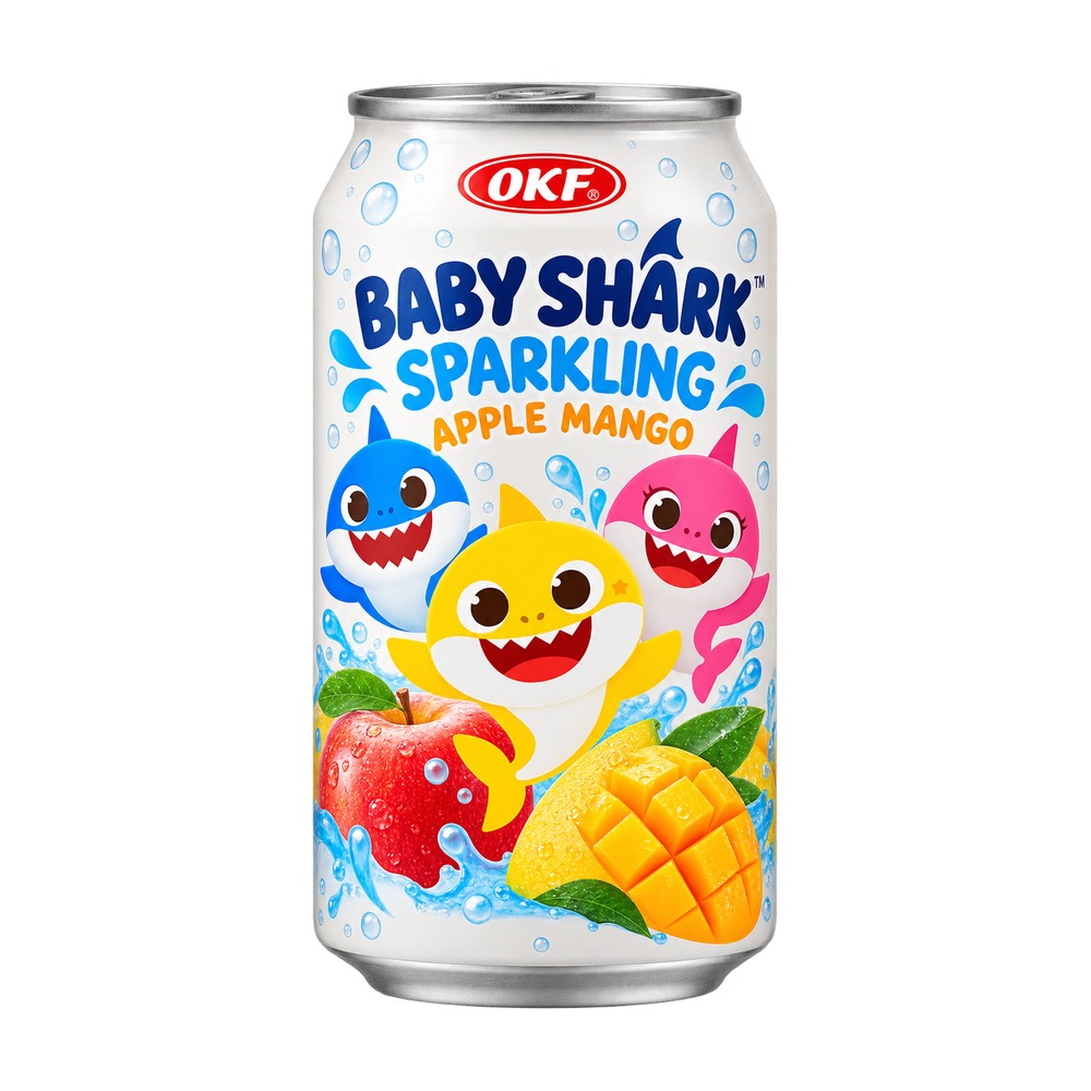 OKF Sparkling Drinks Baby Shark Apple Mango 350ml – Martigane
