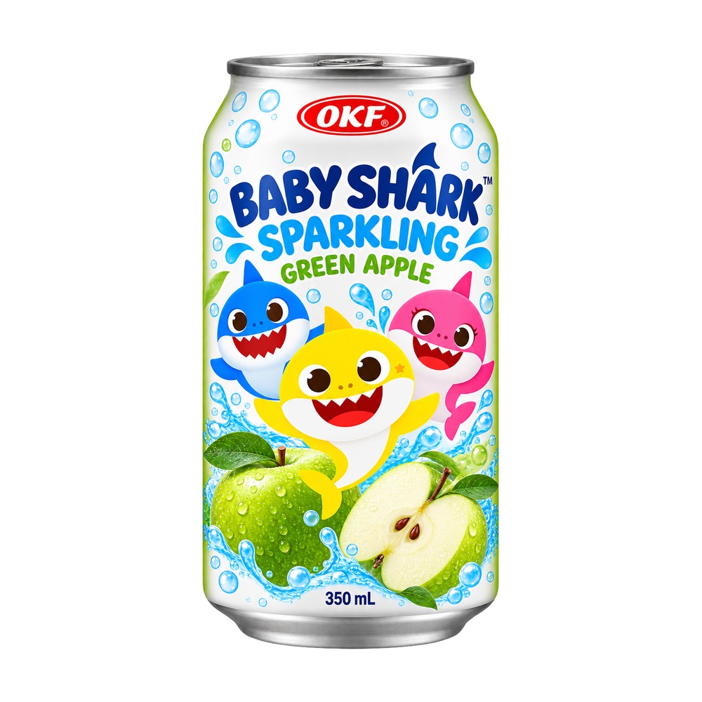 OKF Sparkling Drinks Baby Shark Green Apple 350ml – Martigane