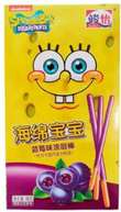 Junyi SpongeBob Blueberry Coated Sticks 48g CHN – Martigane