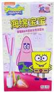 Junyi SpongeBob Strawberry and Milk Coated Sticks 48g CHN – Martigane