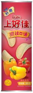 Oishi Sweet & Spicy Cripsy Potato Chips 85g CHN – Martigane