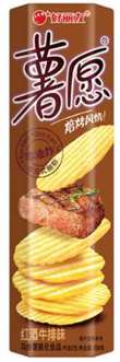 Orion Red Wine Steak Non-Fried Potato Chips 104g CHN – Martigane