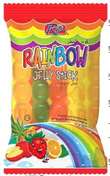 Rico Rainbow Jelly Sticks 400g MYS – Martigane