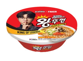 Paldo Faker Hot & Spicy Jumbo Bowl Noodle 120g KOR – Martigane
