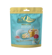 QLove Birthday Cake Mochi Deluxe Pouch 120g – Martigane