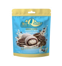 QLove Cookies & Cream Mochi Deluxe Pouch 120g – Martigane