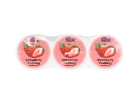 Rico Strawberry Pudding With Nata De Coco (3x65g) 195g MYS – Martigane