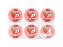 Rico Strawberry Pudding With Nata De Coco (6x65g) 390g MY – Martigane