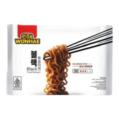 Wonhae Black Fried Noodles 125g IDN – Martigane