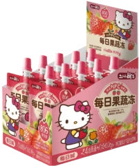 YJPZ Hello Kitty Strawberry Veggie & Fruit Jelly 110g CHN – Martigane