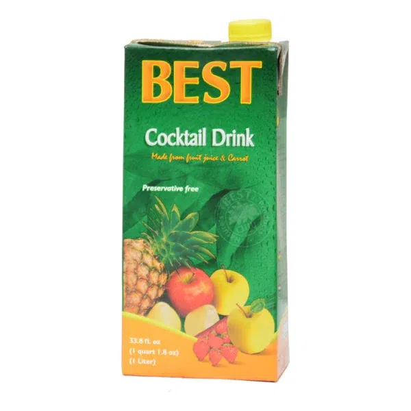 BEST Boisson Cocktail 1L – Tetra Pack – Juices & fruit drinks – Martigane