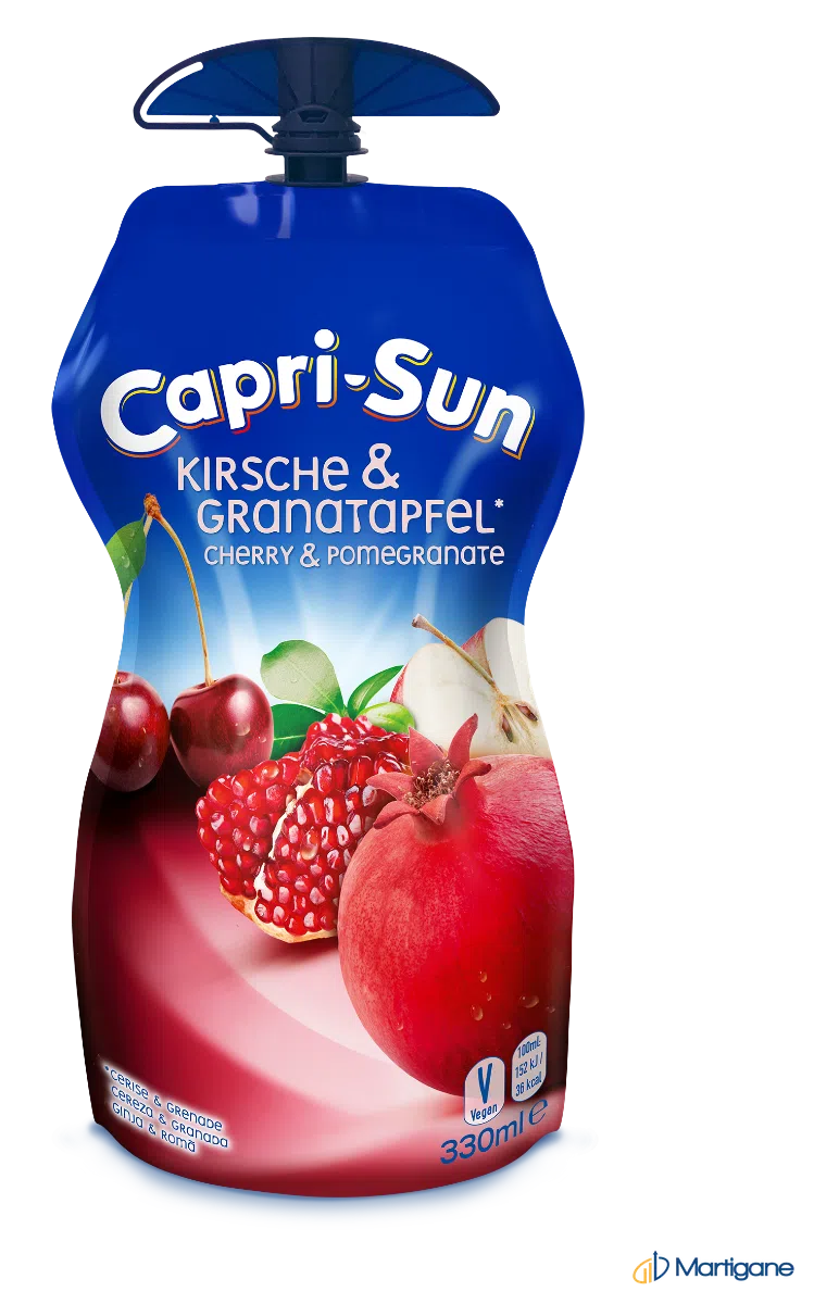 CAPRI SUN Cerise grenade poche refermable 33cL – Jus & boissons aux fruits – Martigane