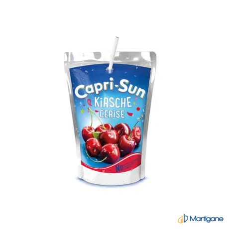 CAPRI SUN Cerise poche 20cL – Jus & boissons aux fruits – Martigane