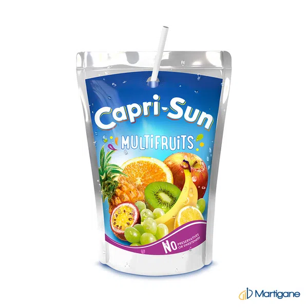 CAPRI SUN - MultiFruits 20cl x40 (10px4) – Jus & boissons aux fruits – Martigane