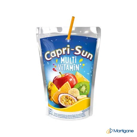 CAPRI SUN Multivitamine poche 20cL – Jus & boissons aux fruits – Martigane
