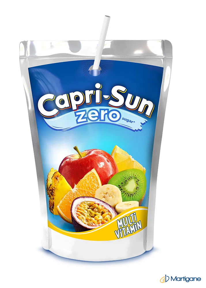 CAPRI SUN - Multivitamine Zéro 20cl x40 (10px4) – Jus & boissons aux fruits – Martigane