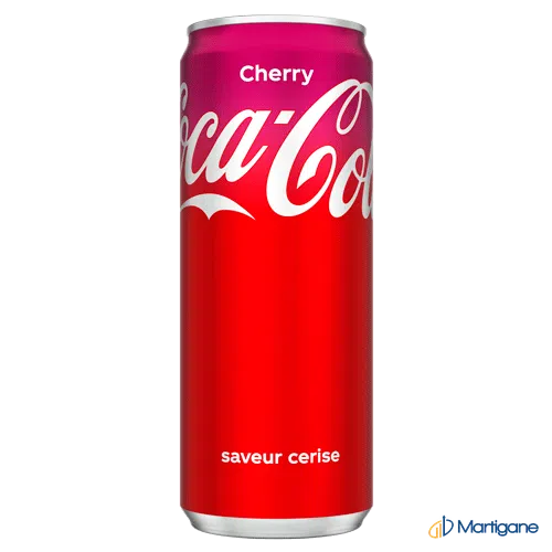 Coca cola - Cherry origine cee 33cl – Sodas & boissons rafraîchissantes – Martigane