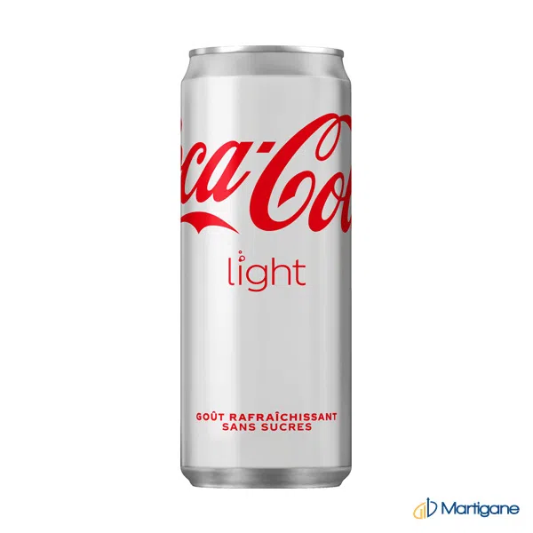 COCA COLA Light 33cL – Sodas & boissons rafraîchissantes – Martigane