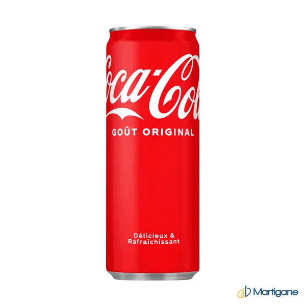 COCA COLA Original 33 CL – Sodas & boissons rafraîchissantes – Martigane