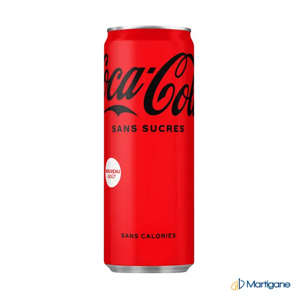 COCA COLA sans sucres 33cL – Sodas & boissons rafraîchissantes – Martigane