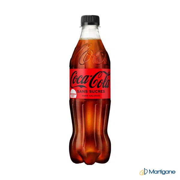 COCA COLA sans sucres 50cL – Sodas & boissons rafraîchissantes – Martigane