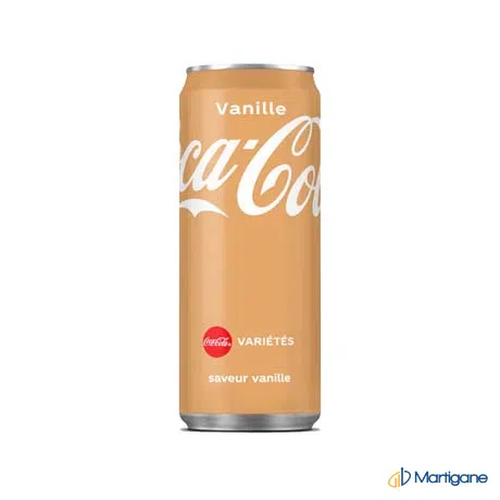 COCA COLA Vanille 33cL – Sodas & boissons rafraîchissantes – Martigane