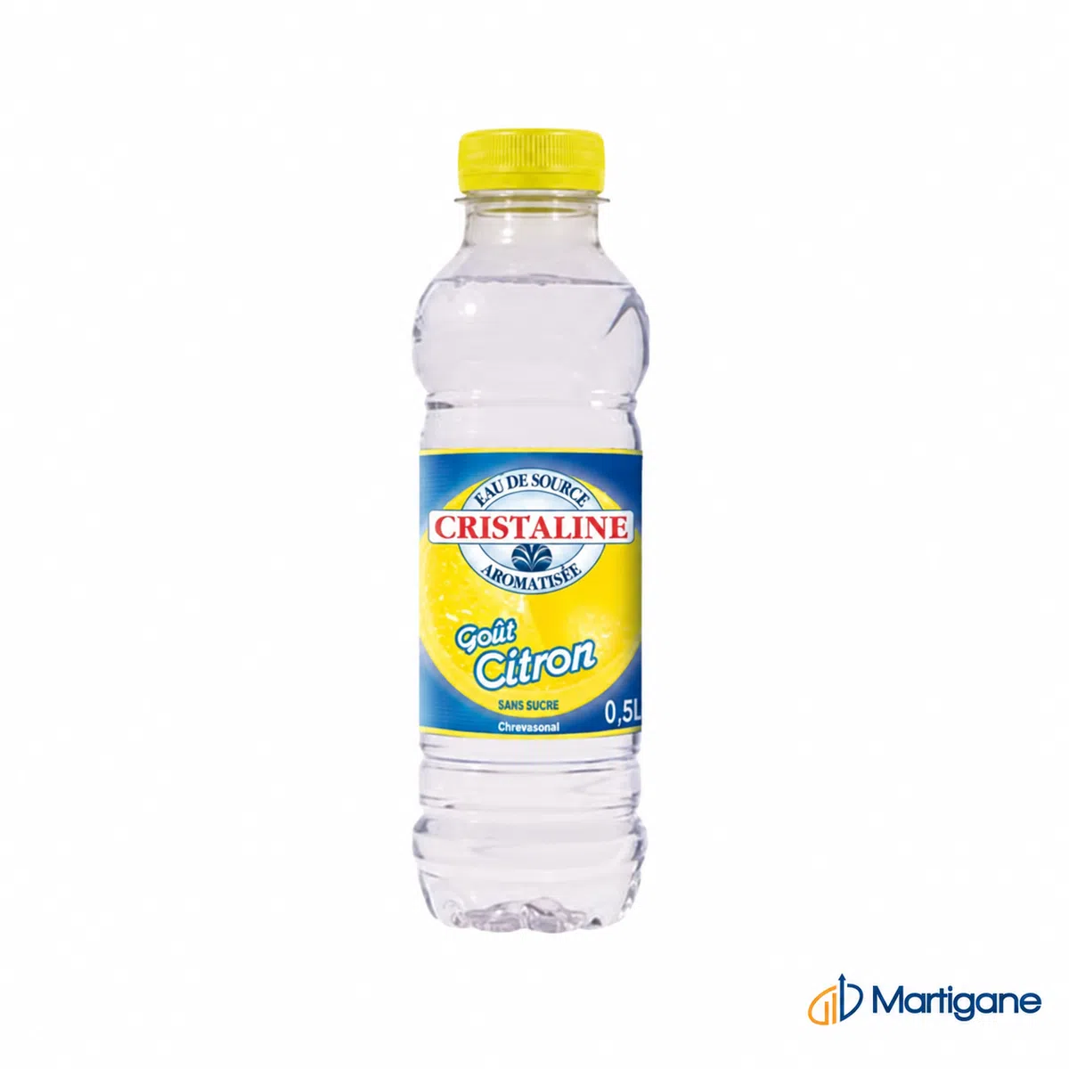 CRISTALINE Eau aromatisée citron et citron vert 50cL – Eaux – Martigane