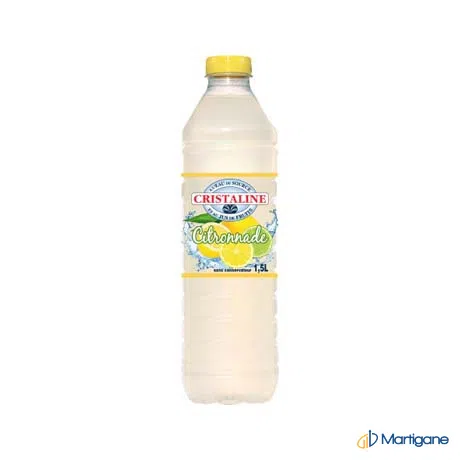 CRISTALINE Eau aromatisée citronnade 1,5L – Eaux – Martigane