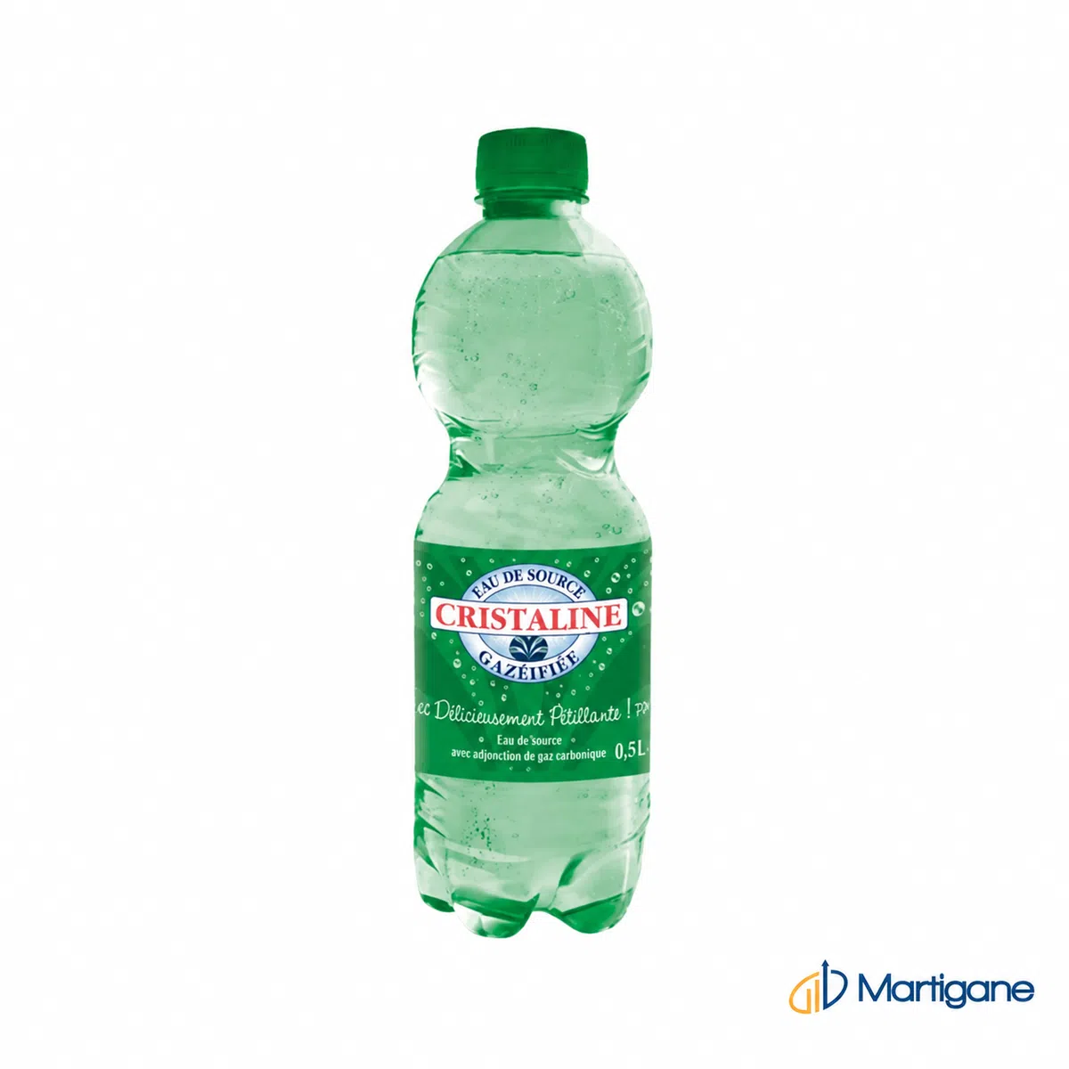 CRISTALINE Eau gazeuse 50cL – Eaux – Martigane