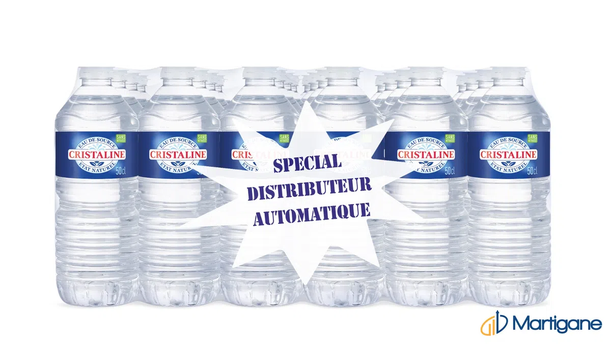 Cristaline - Eau spéciale distribution automatique 50cl – Eaux – Martigane