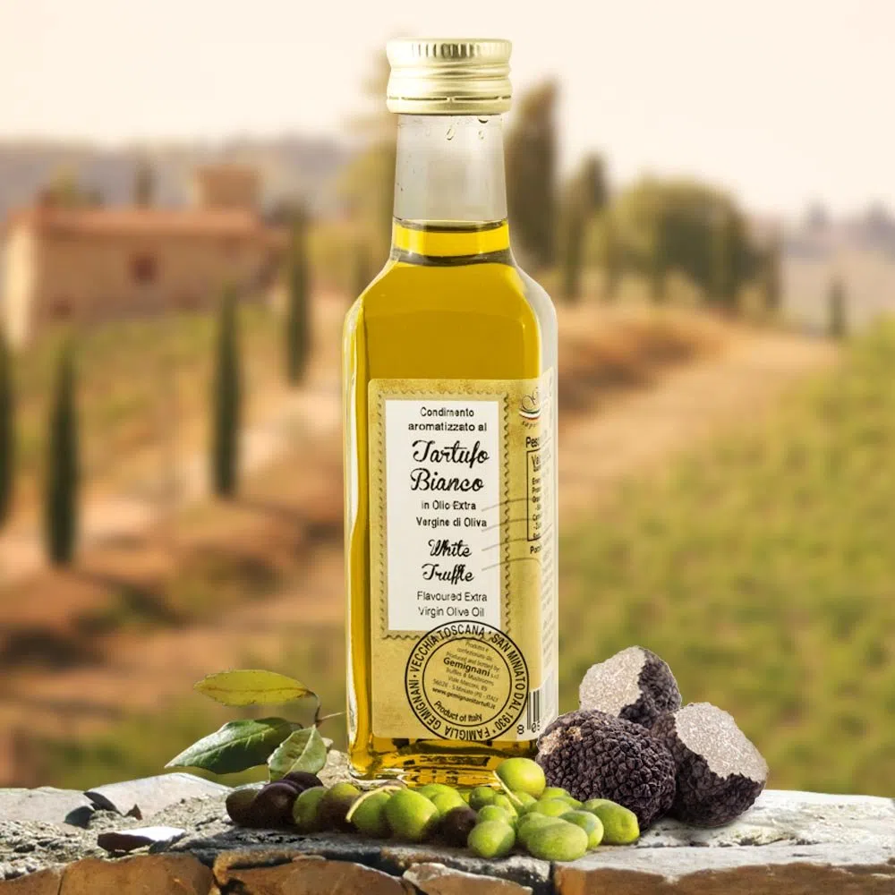 Huile d’Olive Blanche Truffe / White Truffle 250ml – Oils – Martigane