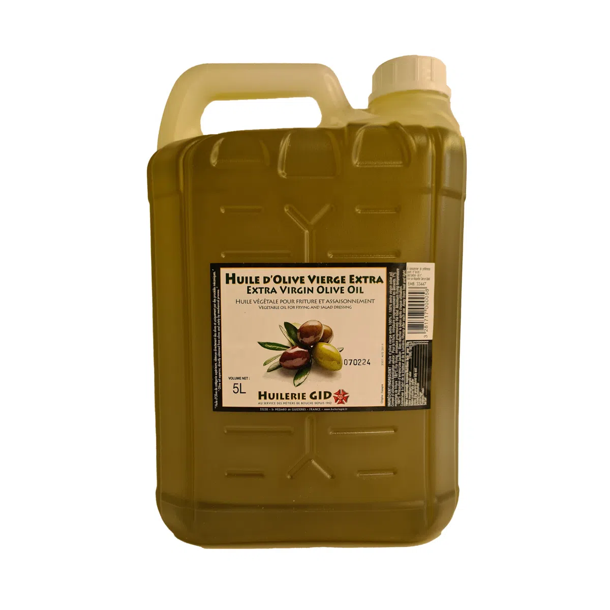 Huilerie GID Huile d’Olive Vierge Extra 5L – Oils – Martigane