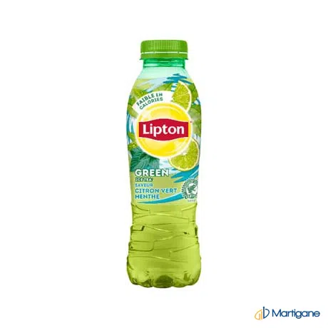 LIPTON Ice tea green menthe et citron vert 50cL – B2B Produkt bei Martigane