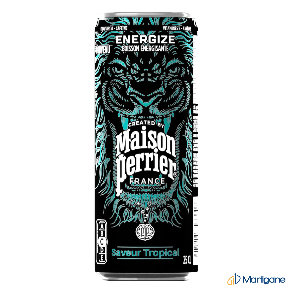 MAISON PERRIER - Energize tropical 25cl x24 – Boissons énergétiques – Martigane
