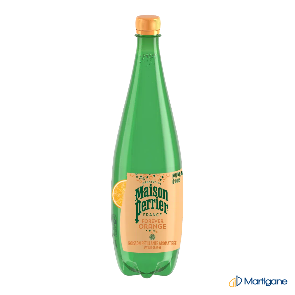 MAISON PERRIER orange - Pet 1L x12 – Water – Martigane
