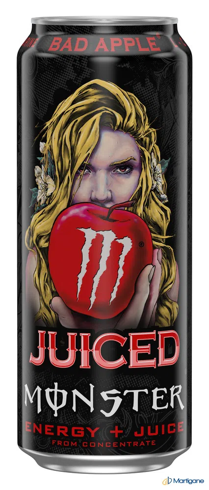 MONSTER - Bad apple can 50cl – Energy drinks – Martigane