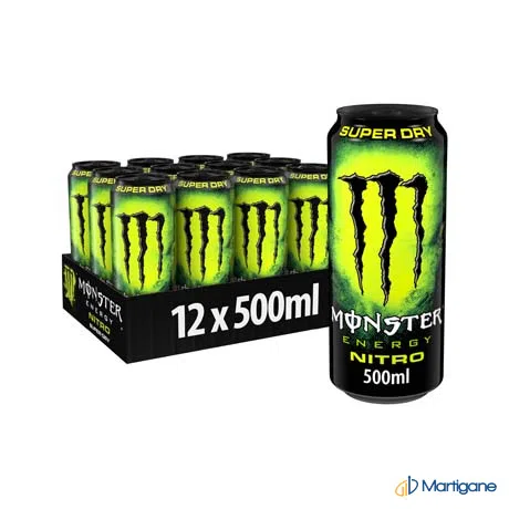MONSTER ENERGY Nitro super dry 50cL – Energy drinks – Martigane