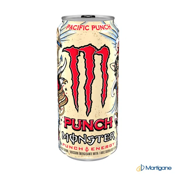 MONSTER ENERGY Pacific punch 50cL – Energy drinks – Martigane