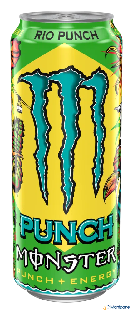 MONSTER - Juice rio punch can 50cl x12 – Energy drinks – Martigane