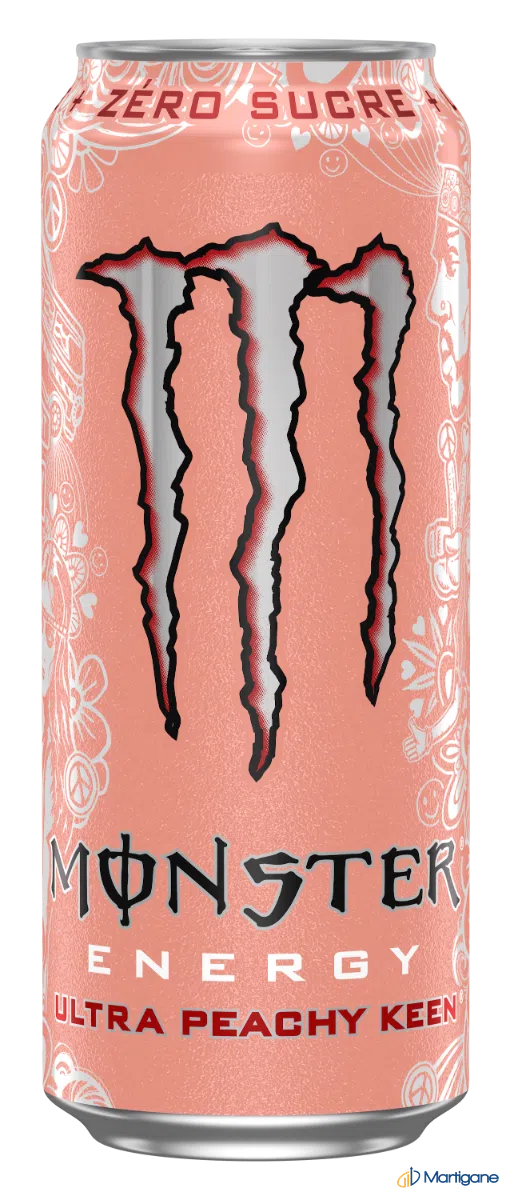 MONSTER - Ultra peachy keen can 50cl x12 – Energy drinks – Martigane