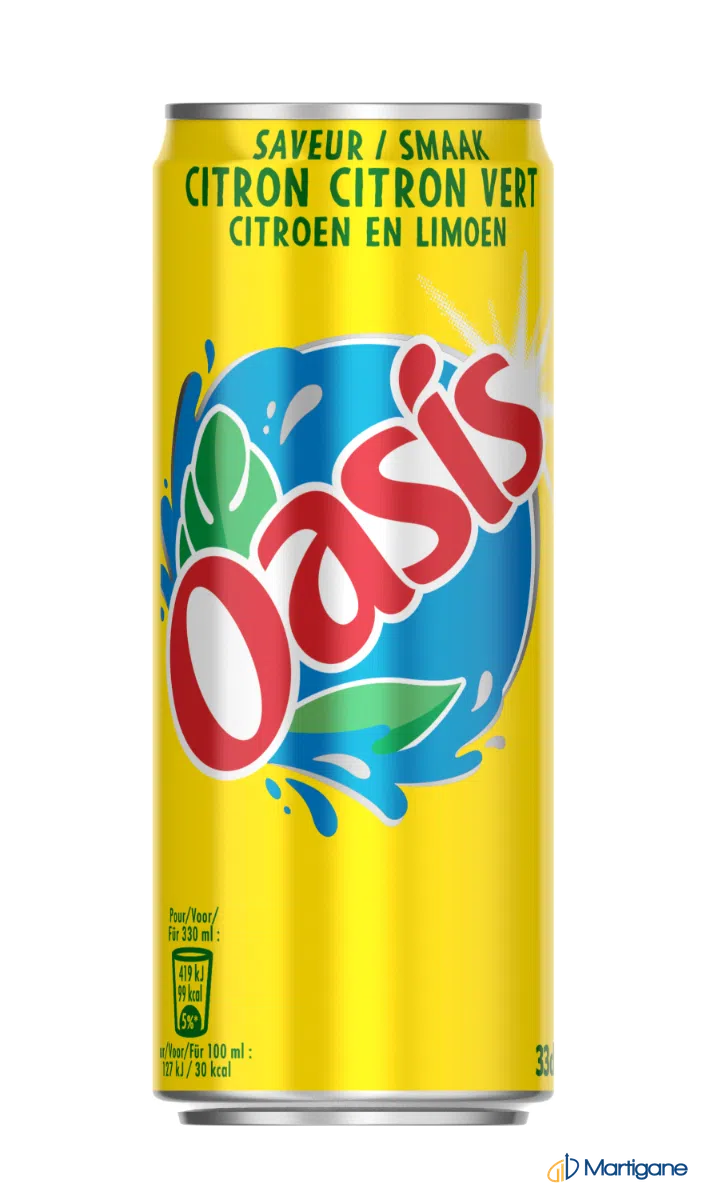 OASIS citron citron vert 33cL – B2B Produkt bei Martigane