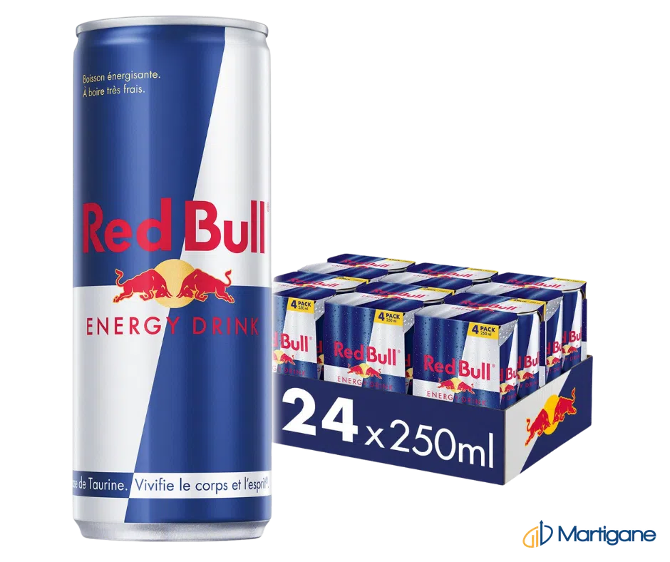 RED BULL - 25cL x 24 – Boissons énergétiques – Martigane