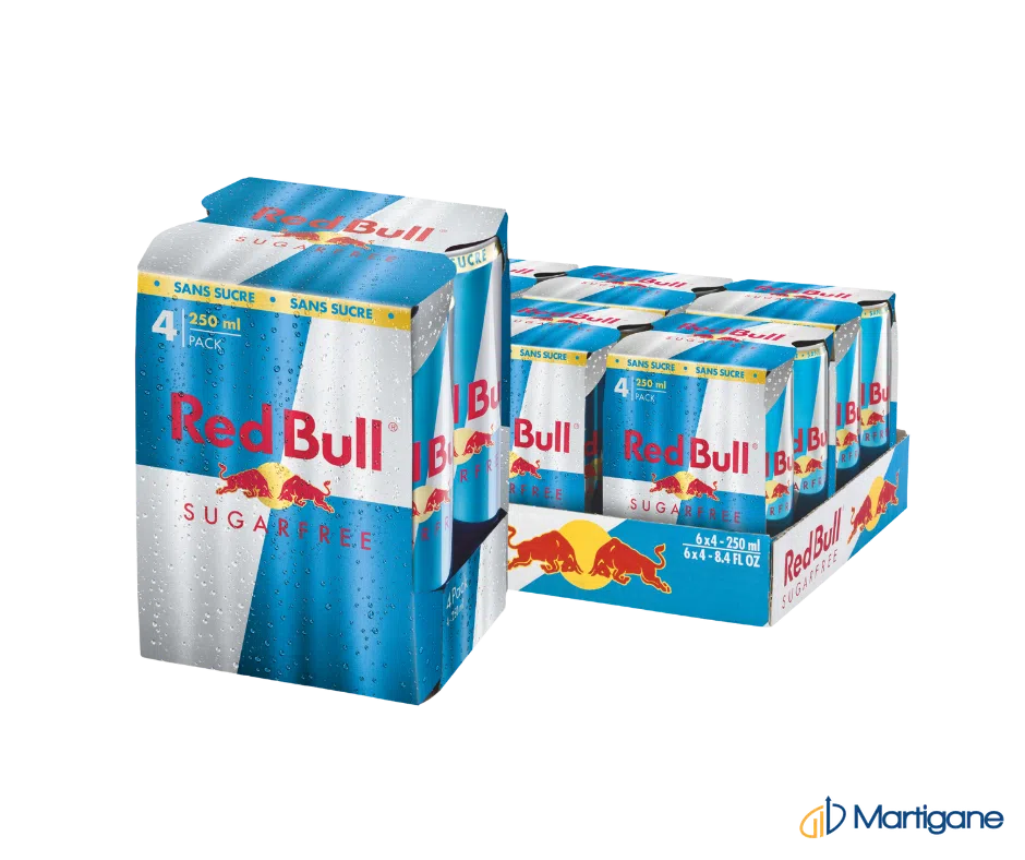 RED BULL - Sugar Free 25cl x24 – Boissons énergétiques – Martigane