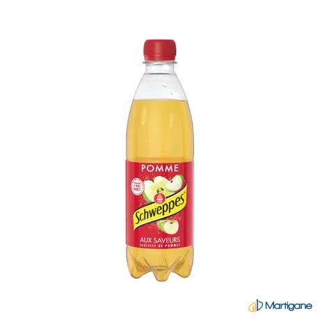 SCHWEPPES Pomme 50cL – Soft drinks & refreshment beverages – Martigane